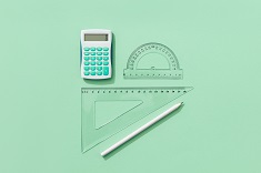 School supplies used in math